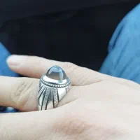 انگشتر نقره دست ساز احمد یک