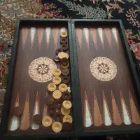 تخته نرد تمام چرم نو
