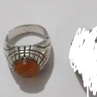 انگشتر نقره عقیق یمن دست ساز