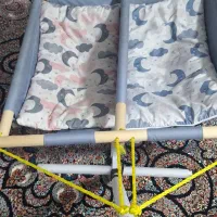 گهواره دوقلو رنگ طوسی