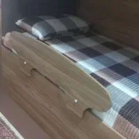 تخت دو طبقه مدل کاپریس برند آوید به همراه میزتحریر|تخت و سرویس خواب|همدان, |دیوار