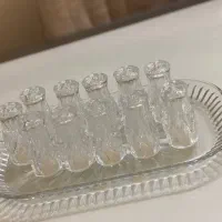 نمکدان شیشه ای تراش خورده|ظروف سرو و پذیرایی|تهران, دولاب|دیوار