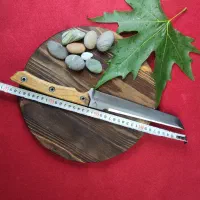 چاقو شکاری طرح تانتو ژاپنی فولادی دستساززنجان+غلاف|کوهنوردی و کمپینگ|تهران, نظامآباد|دیوار