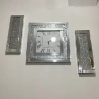 ساعت چهارگوش دو تابلو