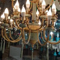 لوستر برنز سنگ مرمر|لوستر و چراغ آویز|همدان, |دیوار