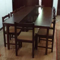 میز نهارخوری ۱۰نفره چوب|میز و صندلی غذاخوری|تهران, امامت|دیوار