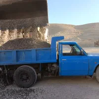 مصالح ساختمانی نیسان کمپرسی شن ماسه نخاله پوکه سنگ