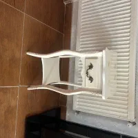 میز تلفن چوبی