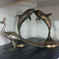 وسایل برنز برنجی  شیک سیقلی باارزش دکوری اصل|صنایع دستی و سایر لوازم تزئینی|قم, پردیسان|دیوار