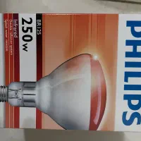 لامپ مادون قرمز فیلیپس۲۵۰وات سرپیچ معمولی|لامپ و چراغ|تهران, دهقان|دیوار