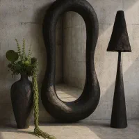 آینه قدی پاپیه ماشه