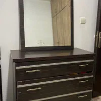 کمد آینه دارِ لباس و میز ارایش