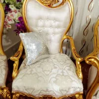 مبل سلطنتی مدل فرانسوی افسون درحدنوتمام چوب|مبلمان خانگی و میز عسلی|ملایر, |دیوار