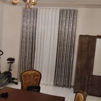 دوعدد پرده سالن نو مینیمال