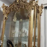 ویترین چوب گردو