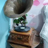 گرامافون قدیمی|کلکسیون اشیاء عتیقه|اهواز, بهارستان|دیوار