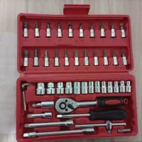 ست جعبه مینی بکس و پیچ گوشتی 46 پارچه 1/4|ابزارآلات|اسالم, |دیوار