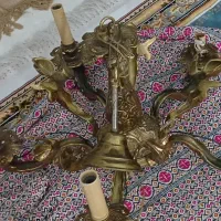 لوستر 6 شاخه فرشته برنز