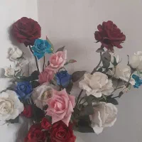گل گلدان کنار سالن|گل مصنوعی|قم, نخودی|دیوار