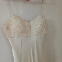 لباس مجلسی برنگ کرم لیمویی