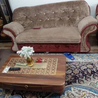 فروش مبلمان ۷ نفره|مبلمان خانگی و میز عسلی|خشکبیجار, |دیوار