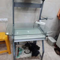 میز تحریر/کامپیوتر شیشه ای