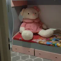 تخت دوطبقه همراه با دشک