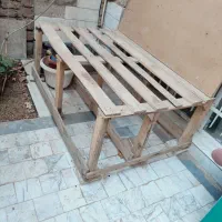 تخت چوبی مناسب حیاط و باغ