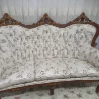 مبلمان سلتنطی همرا ه دو عدد گنجه  تمیز در حد نو|مبلمان خانگی و میز عسلی|تربتحیدریه, نواب صفوی|دیوار