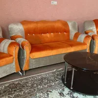 مبل ۷نفره به همراه میز جلو مبلی|مبلمان خانگی و میز عسلی|لار, |دیوار