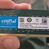 ram ddr4-3200 16GB crucial basics|قطعات و لوازم جانبی رایانه|یزد, |دیوار