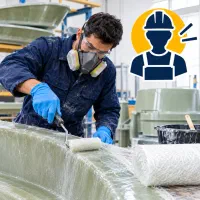 استخدام‌ کارگر فایبرگلاس کار ماهر
