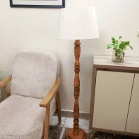 آباژور ایستاده پایه خراطی مدل همیلا روستیک|چراغ خواب و آباژور|تهران, پونک|دیوار