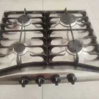 گاز ۴ شعله تو کار اخوان تمام قطعات ساباف ایتالیا|اجاق گاز و لوازم برقی پختوپز|گرمدره, |دیوار