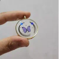 گردنبند موی یار شبتاب رزین بلک فرایدی|بدلیجات|بوشهر, |دیوار