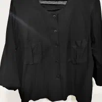 دو عدد مانتو یشمی و مشکی کوتاه|لباس|داراب, |دیوار