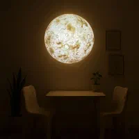 دیوارکوب ماه سه بعدی رئال|لوستر و چراغ آویز|تهران, تجریش|دیوار