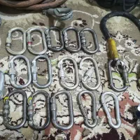 ست ابزار کار در ارتفاع. هارنس کارابین طناب استاپ