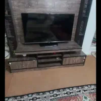 میز تلویزیون فروشی تمیز وشیک وبدون ذره ای خط وخش|بوفه، ویترین، کنسول|اهر, |دیوار