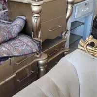 تخت خواب، میز آرایش،۲ عدد پاتختی|تخت و سرویس خواب|میاندوآب, |دیوار