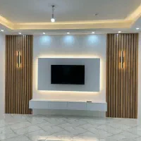 اجرای دکور اسیون ام دی اف و تی وی روم