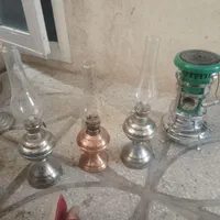 چراغ قدیمی مسی سه عدد و آلادین|کلکسیون اشیاء عتیقه|اصفهان, ابر|دیوار