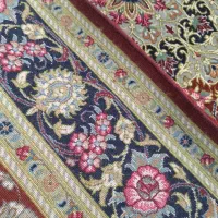 ذرع و نیم چله ابریشم ریز بافت|فرش|اراک, |دیوار