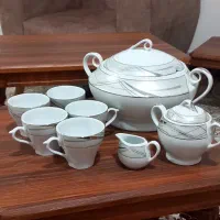 ظرف ۶نفره چینی مارک مقصود|ظروف سرو و پذیرایی|بهشهر, |دیوار