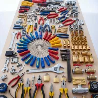 فروش یکجای بیش از ۱۰۰۰ قلم ابزارآلات، یراق و ...