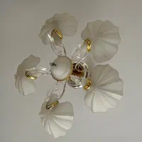 لوستر ۵شاخه صدفی|لوستر و چراغ آویز|تبریز, |دیوار