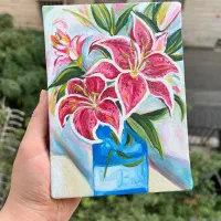 نقاشی گل،نقاشی لیلیوم