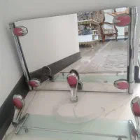 اینه باکس دار و جا حوله ای دستشویی