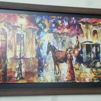تابلو نقاشی زیبا ....عاوضه|تابلو، نقاشی، عکس|تهران, شهرک فردوس (حسینی)|دیوار