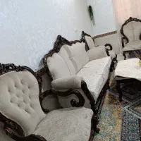 مبل کلاسیک ۷ نفره|مبلمان خانگی و میز عسلی|تهران, شهرک امام خمینی|دیوار